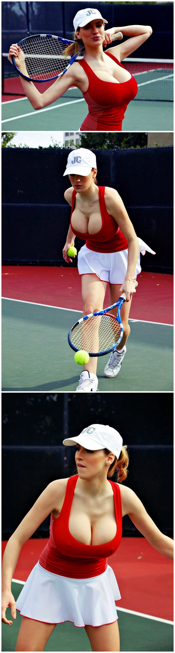 Jordan Carver tennis 18