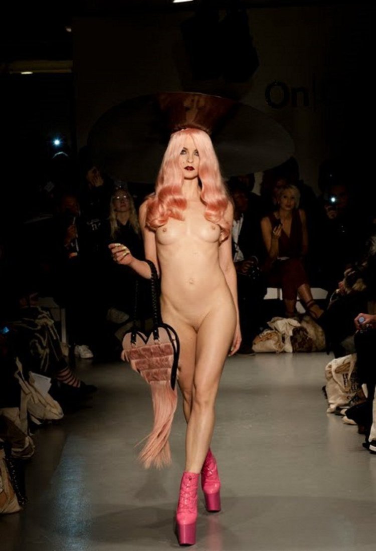 Nude on fashion shows