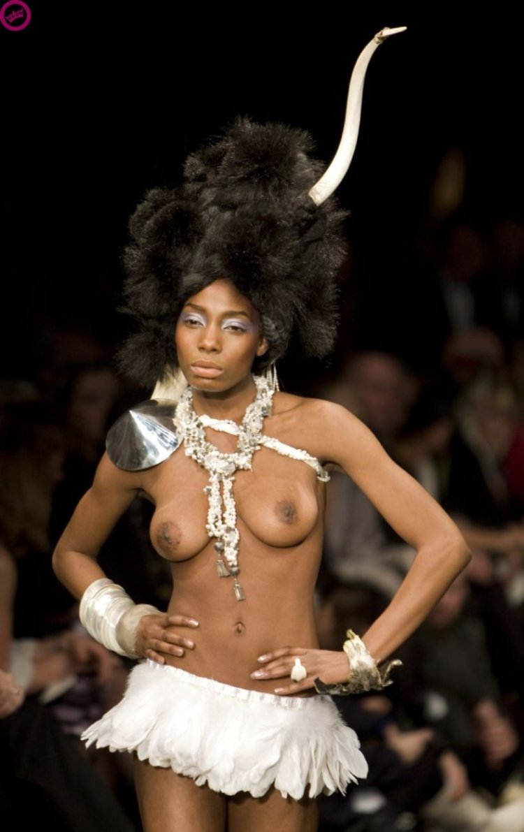 Girl in Topless Dress