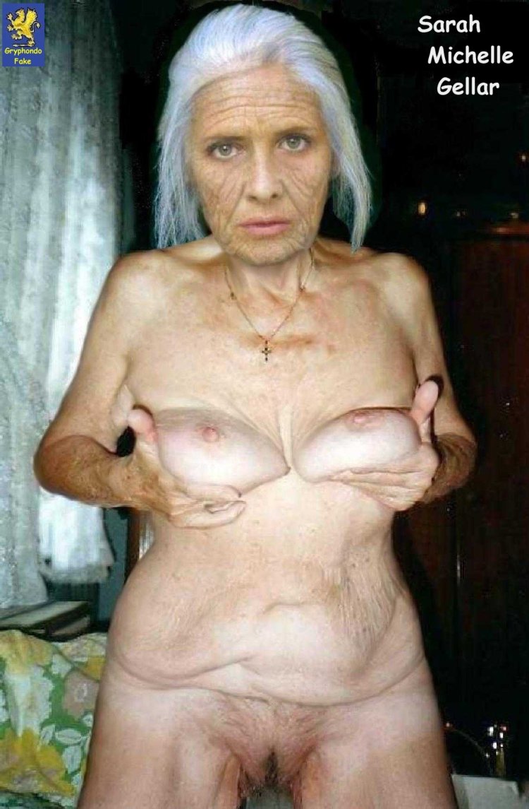 Very old naked old women