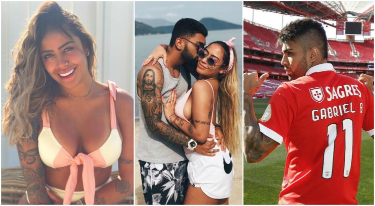 Wife Leo Messi in a swimsuit