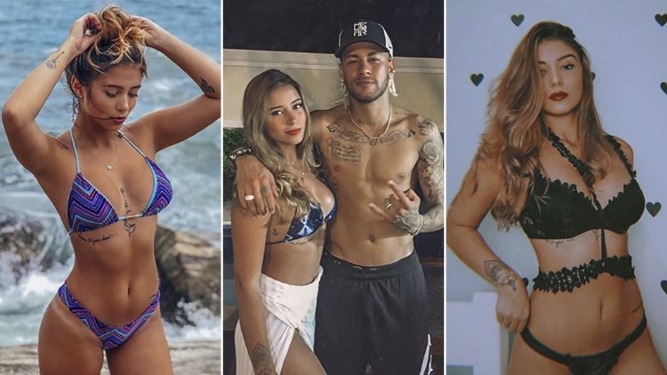 Bruna Markezini and Neymar in bed