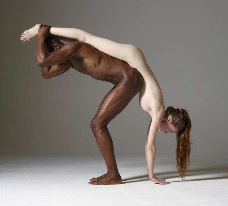 Naked gymnasts and ballerins