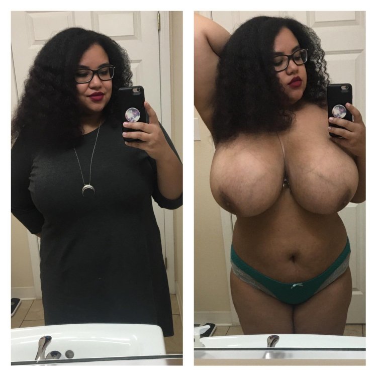 Clothing not hiding boobs homemade