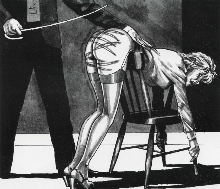 Bodily punishment of women with rods