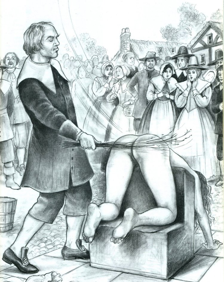 Erotic flogging with rods