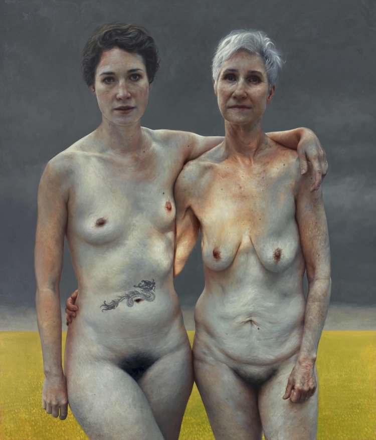 Naked women of different ages