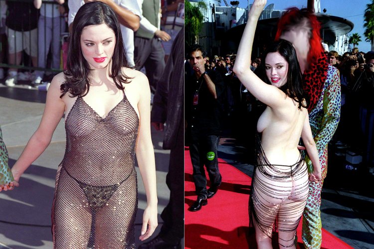 Naked Rose McGowen merged