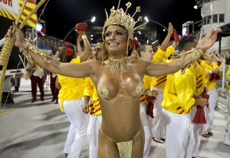 Naked Brazilian Carnival Brazilian