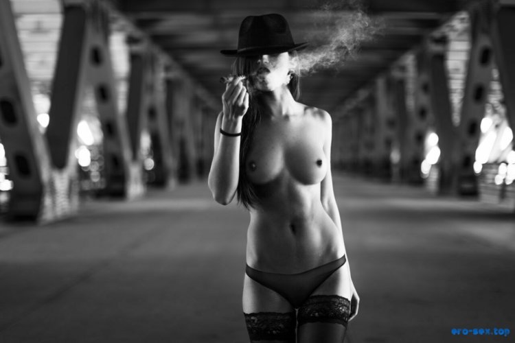 Girls are exposed in nature