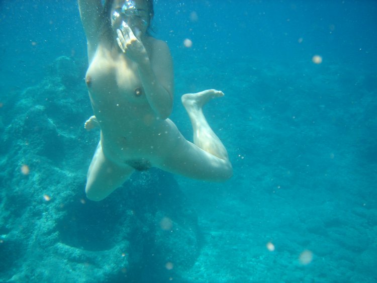 Snorkeling naked nude snorkeling