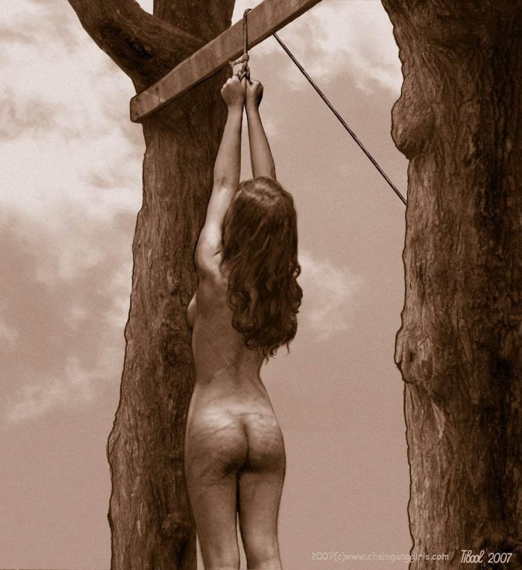 Hanging naked women
