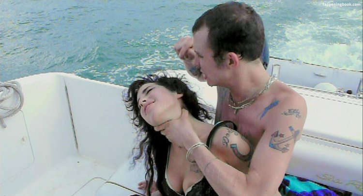 Amy Winehouse in a swimsuit