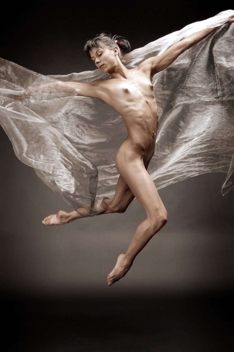 The ballerina is frank