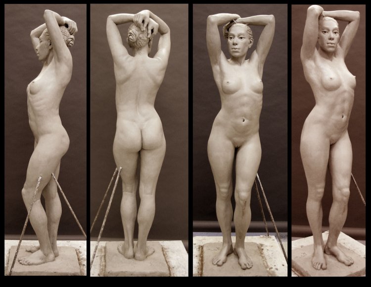 Naked women with a beautiful figure