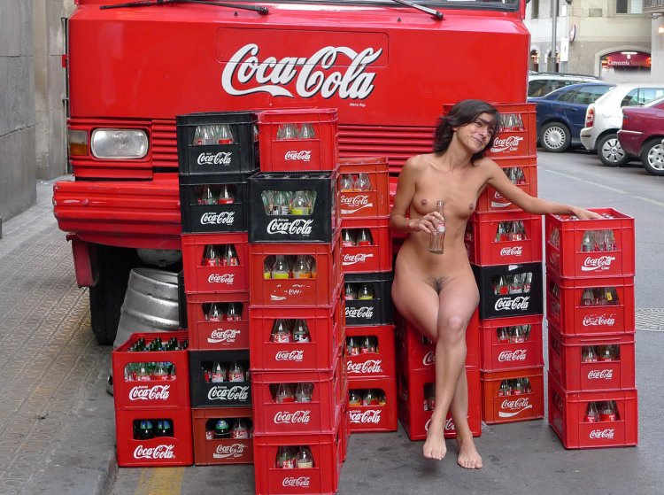 Naked Lisa in a swimsuit