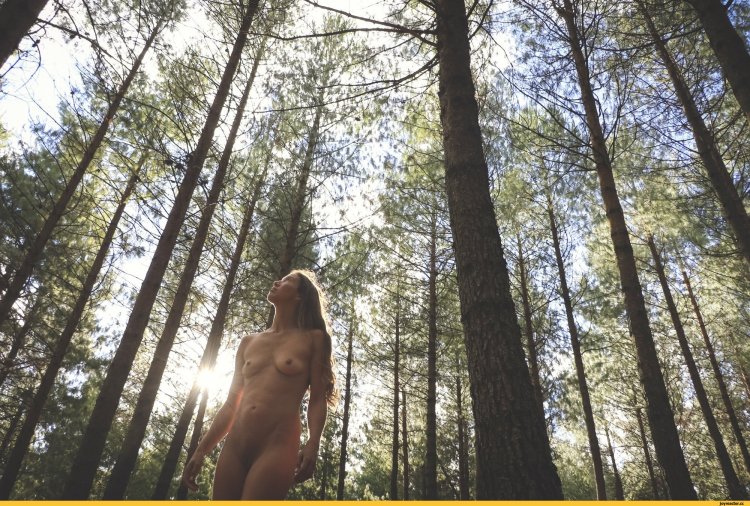 Private selfie nude in nature