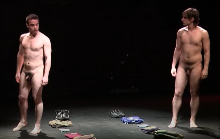 Naked theater with naked guys