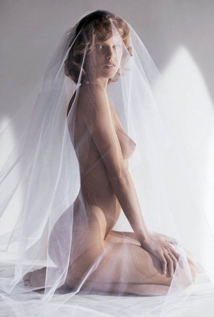 Eva Herkigova in his youth nude