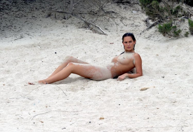 Girls in the bikini topless