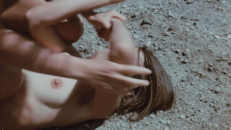 Naked full women on the beach