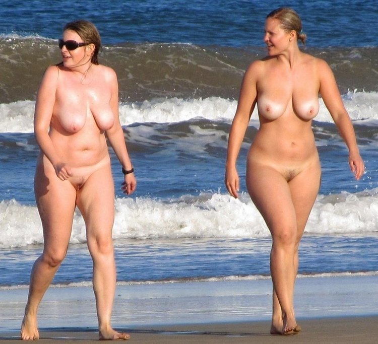 Naked women on the beach nudist