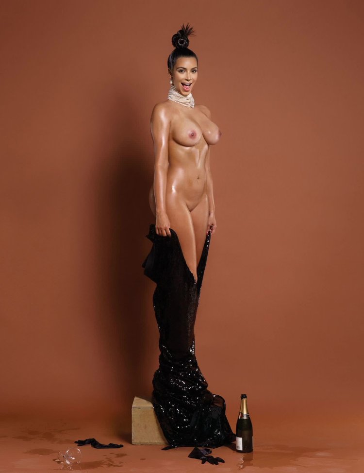 Naked priest Kim Kardashian