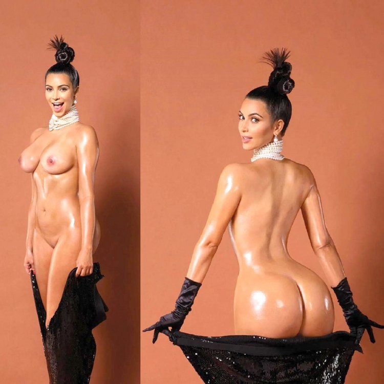 Kim Kardashian photo shoot with a glass