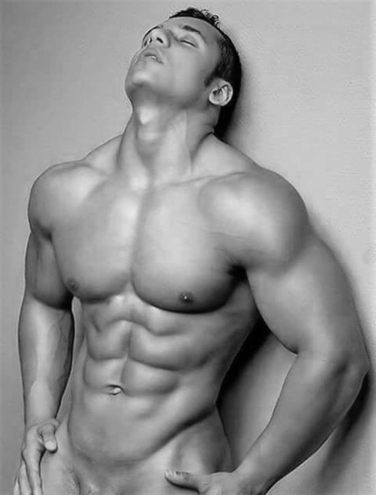 Beautiful male body nude