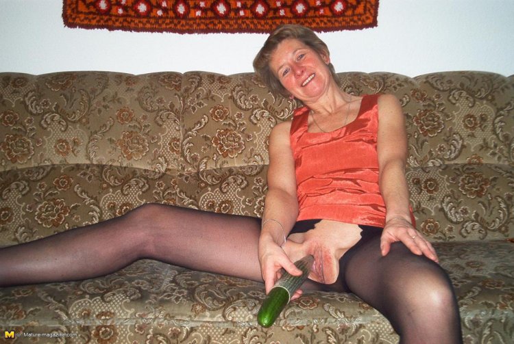 Hairy old woman in pantyhose