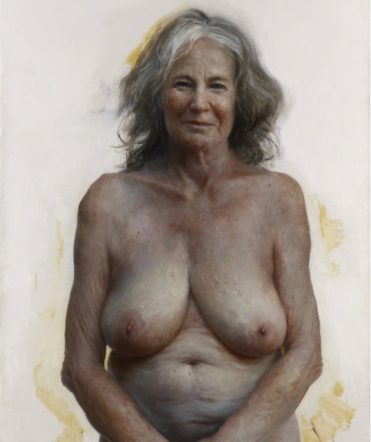 Beautiful naked old women