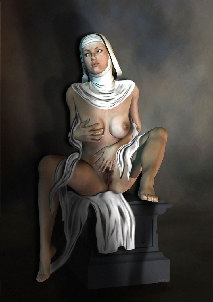 Beautiful naked nuns