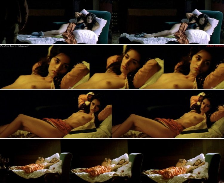 Penelope Crucian boobs in films