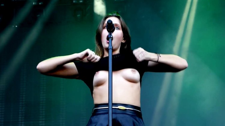 Showed boobs for winning the game