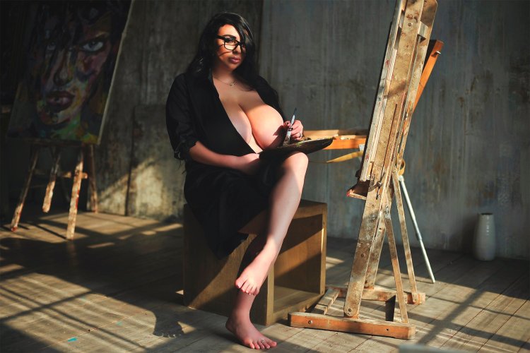 Model Anastasia Berthier XXX