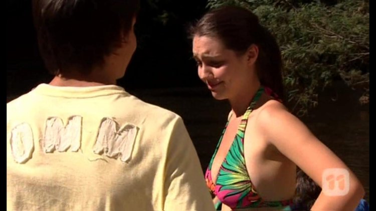 Adelaide Kane photo shoot swimsuit