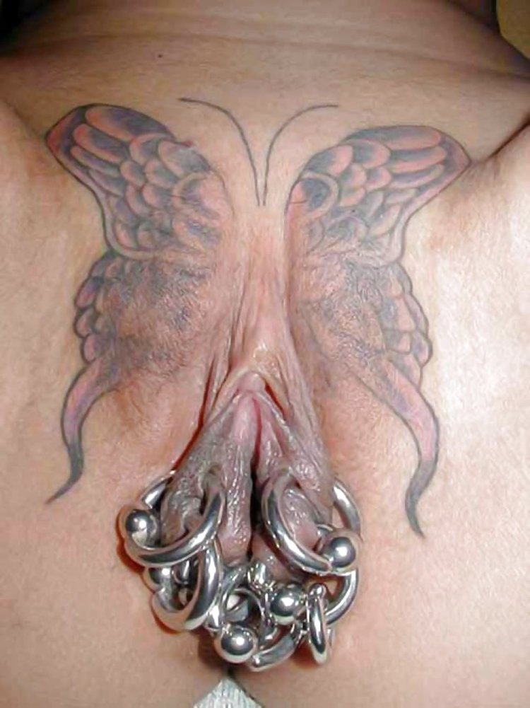 Tattoos and piercing on vaginas