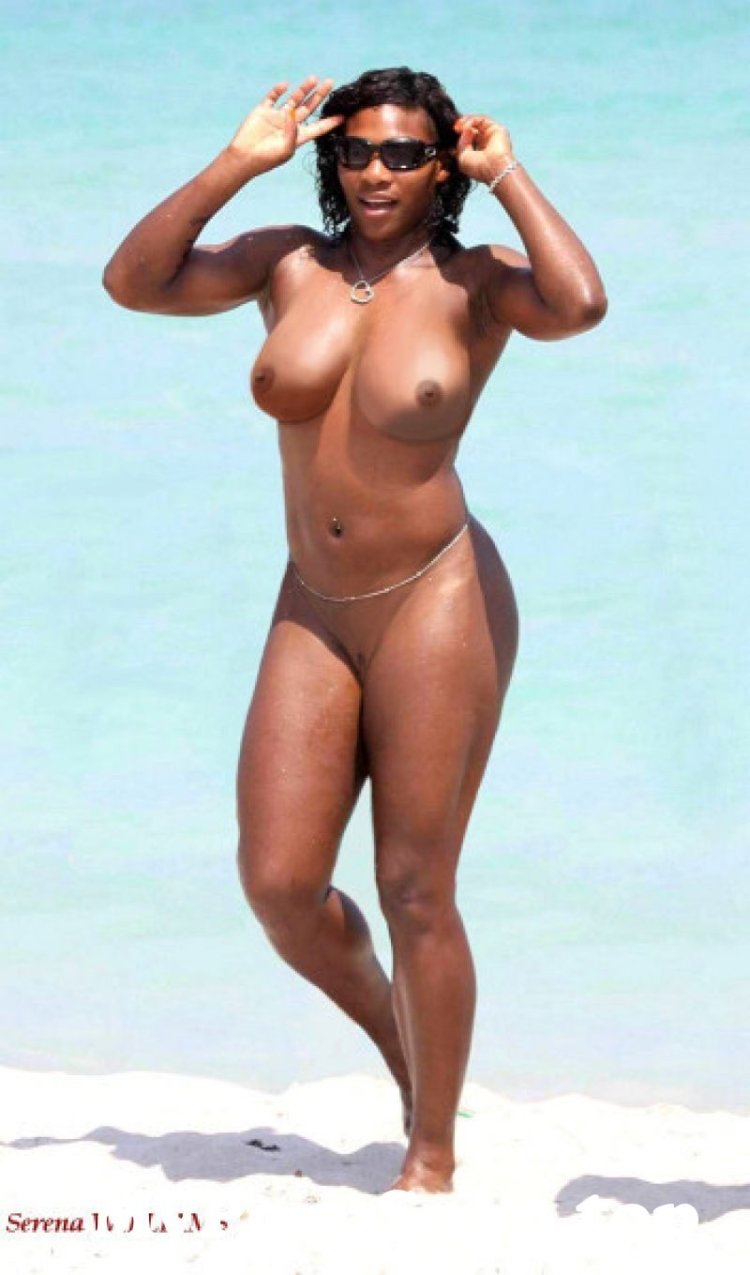 Serena Williams in Nude style