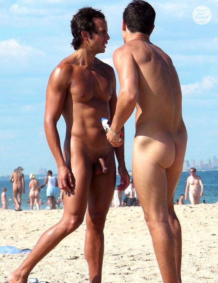 Erotic photos of men on the beach
