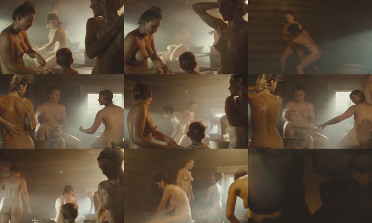 Naked Julia Peresild in the film Territory