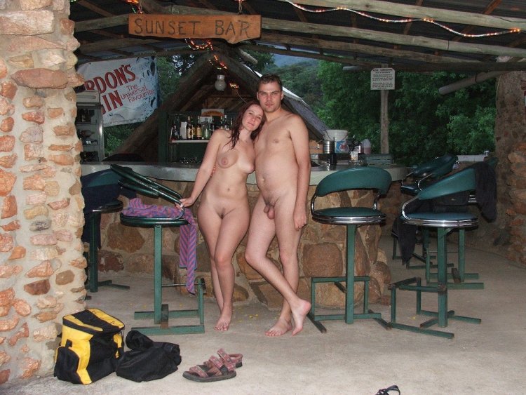 Women are resting at the dacha nude