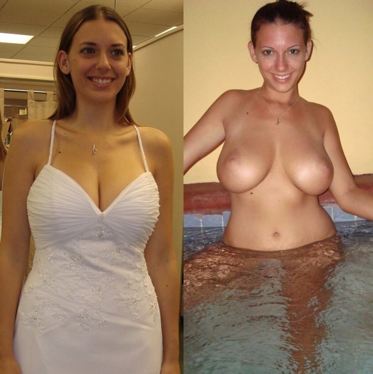 Dressed and striped Big Breasts