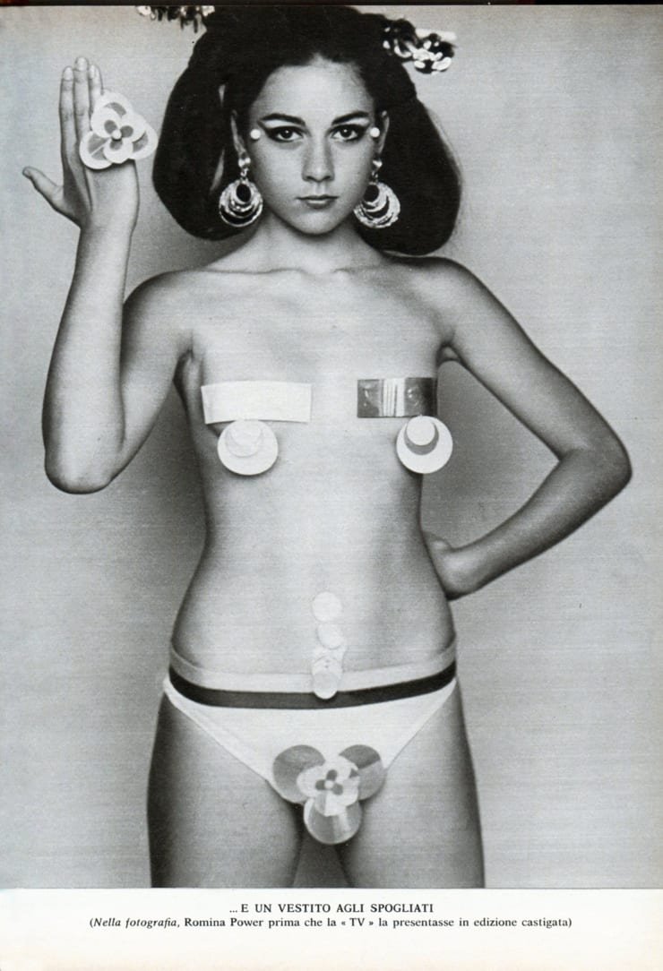 Romina Power in his youth naked