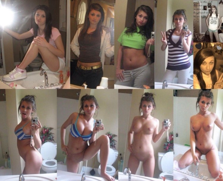 Girls before and after naked