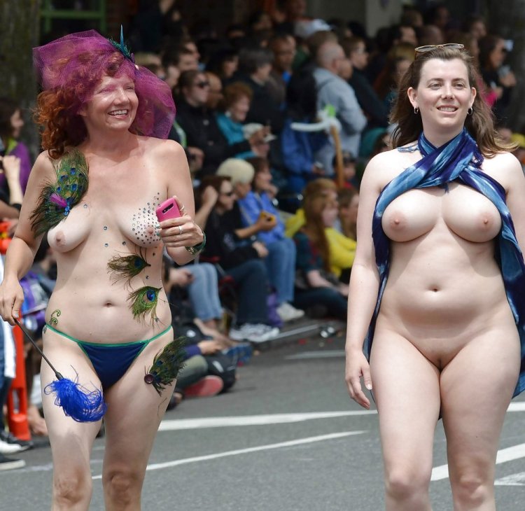 Girls Naked at the festival