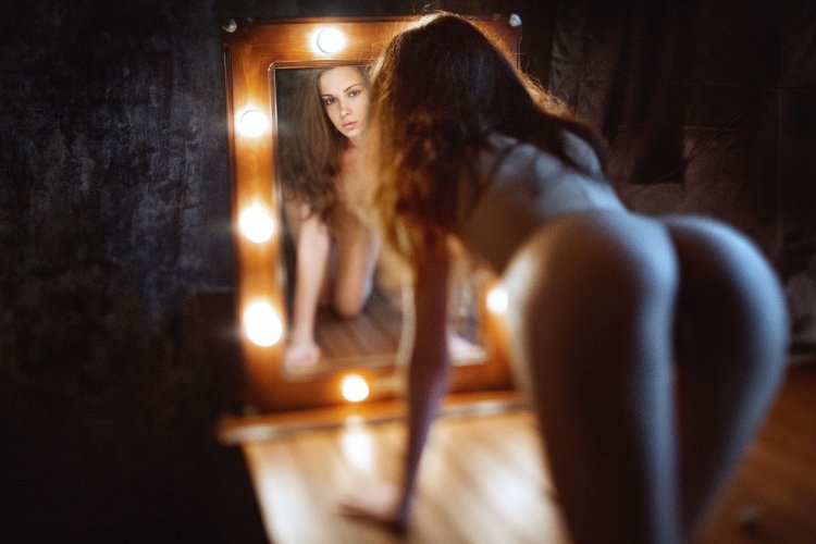 Girls naked in nature