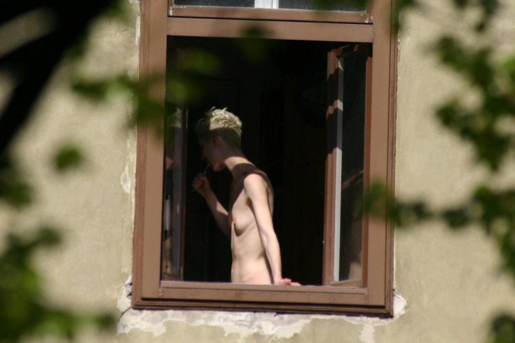 Naked girls in the window