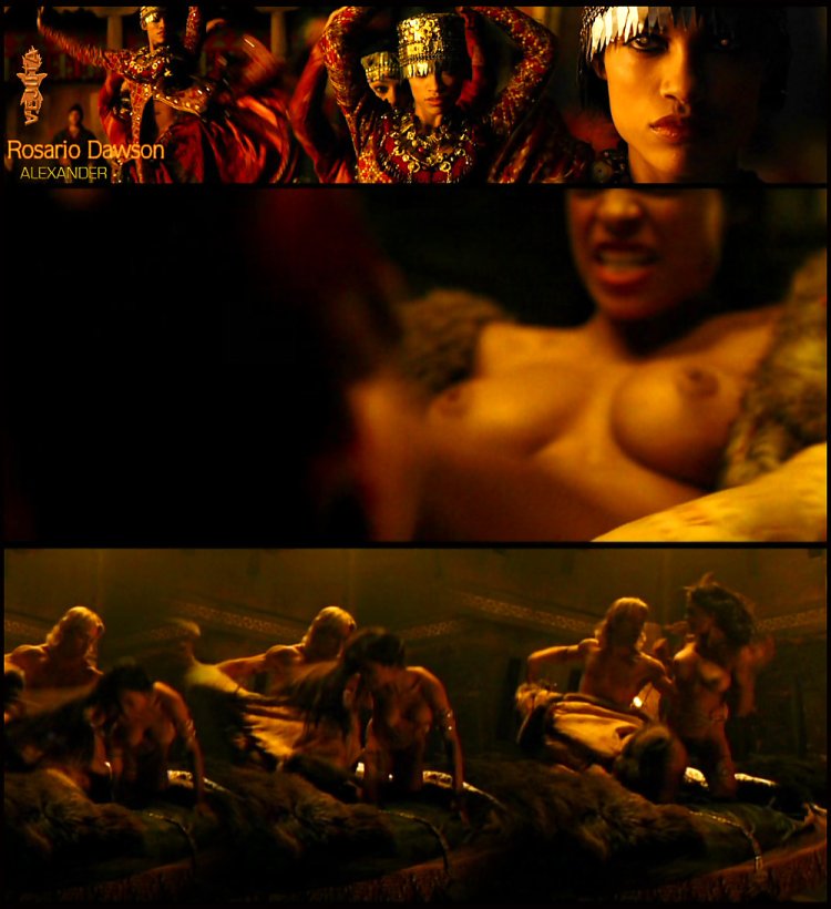 Rosario Dawson chest