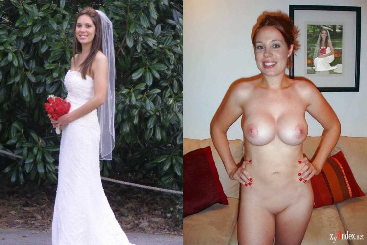 Brides dressed and striped