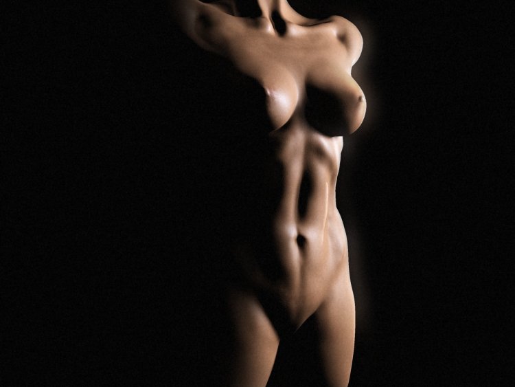 Beautiful naked body of a woman